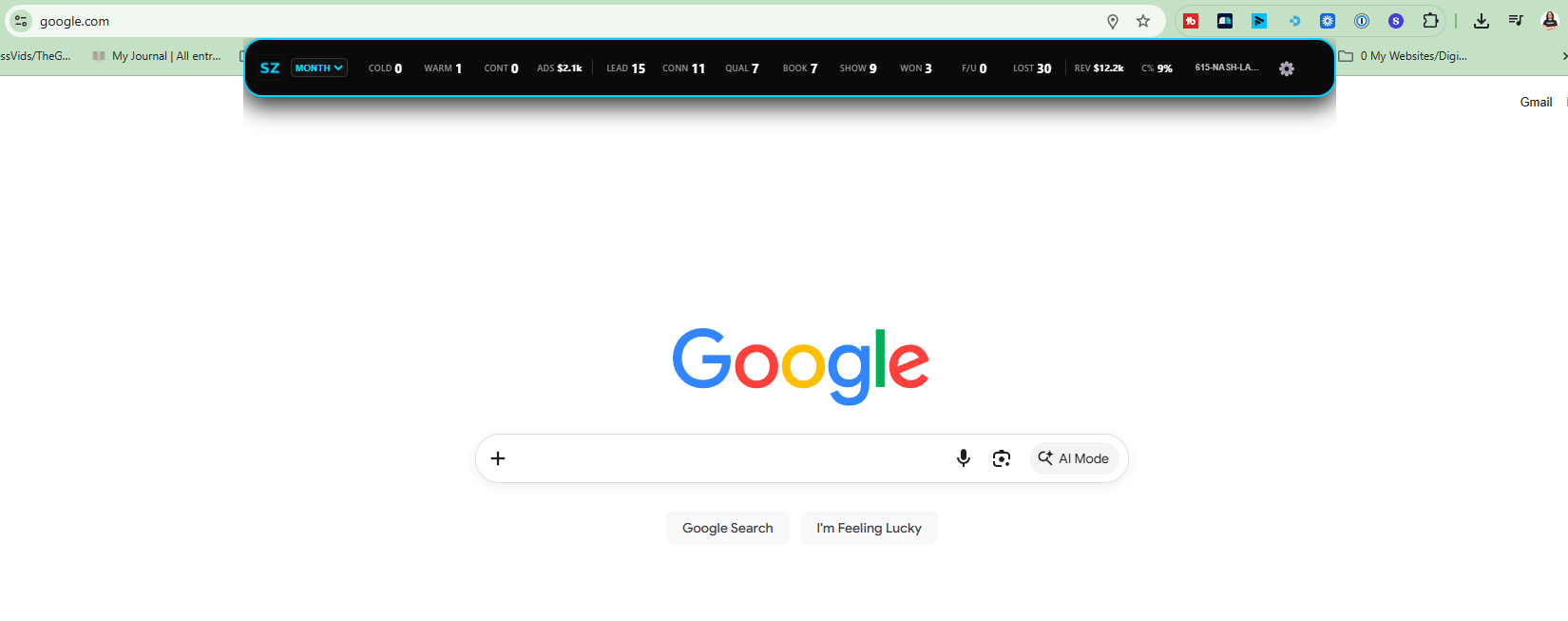 Scoreboardz desktop toolbar floating above a browser window